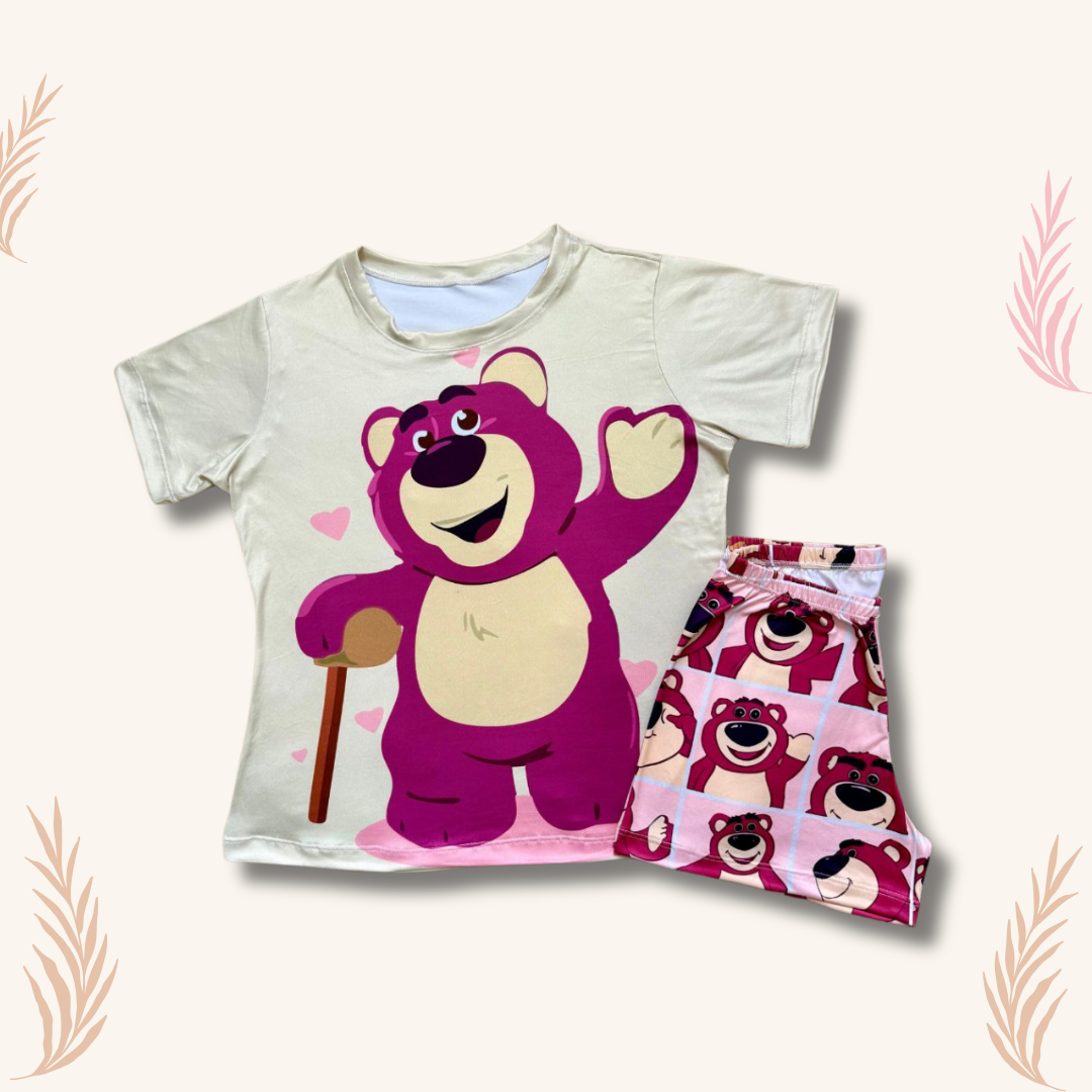 PIJAMA SHORT MANGA CORTA