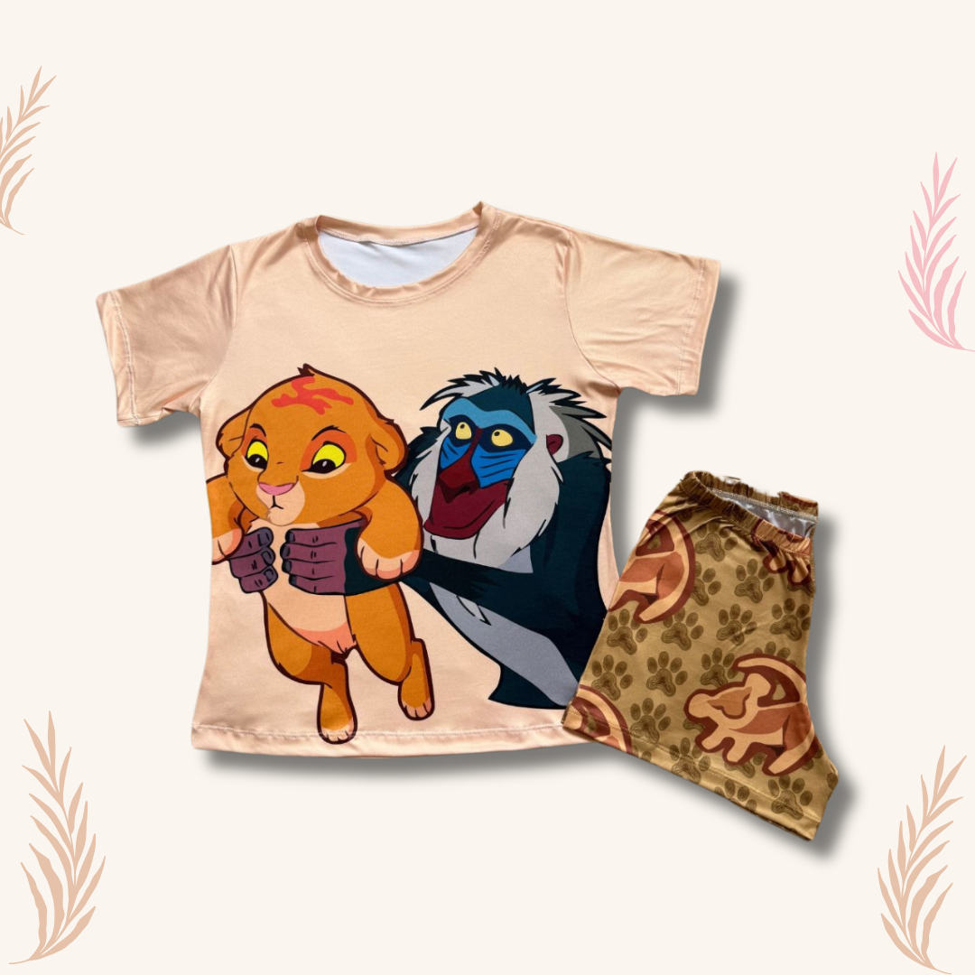 PIJAMA SHORT MANGA CORTA