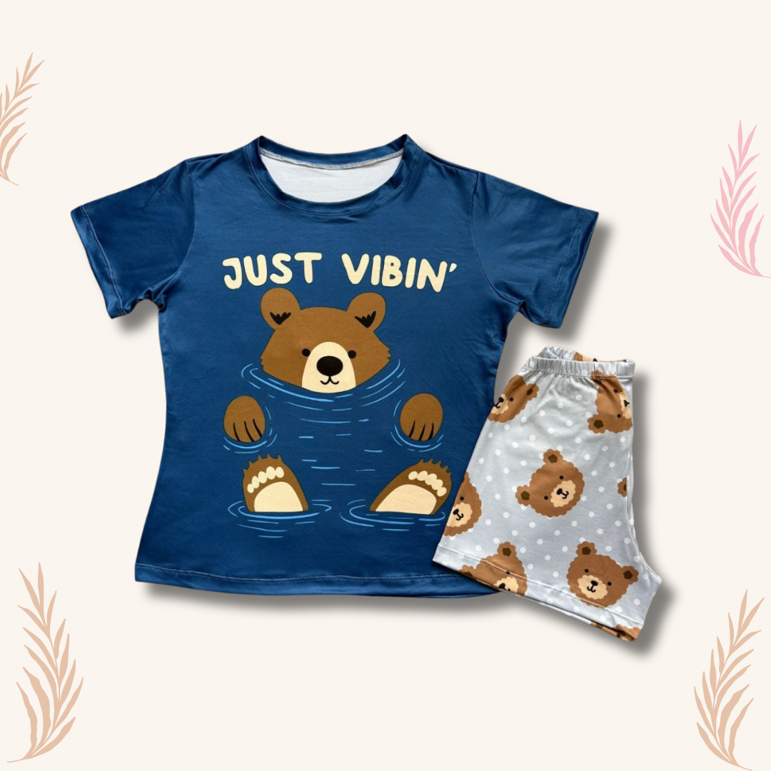 PIJAMA SHORT MANGA CORTA