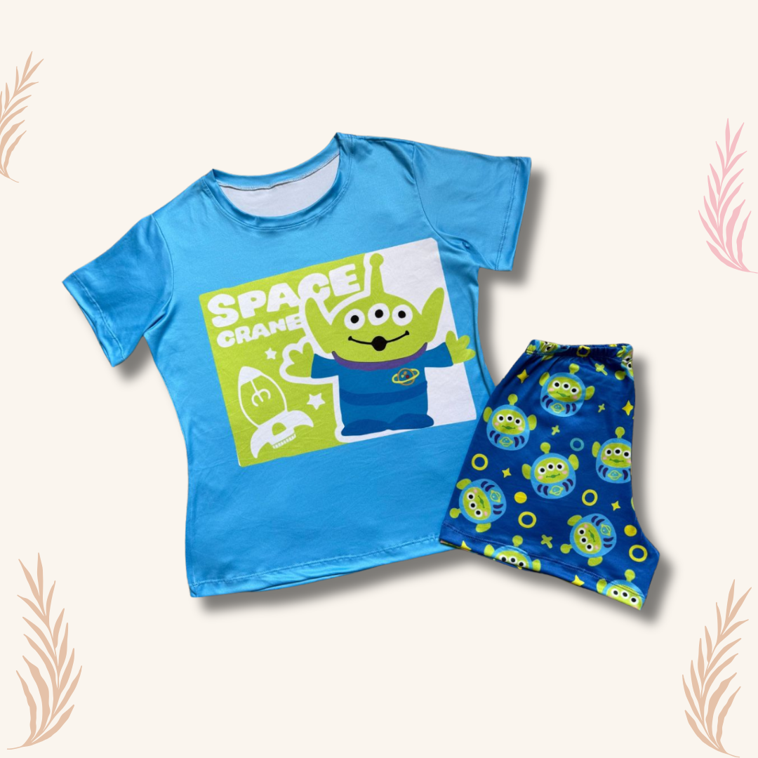 PIJAMA SHORT MANGA CORTA