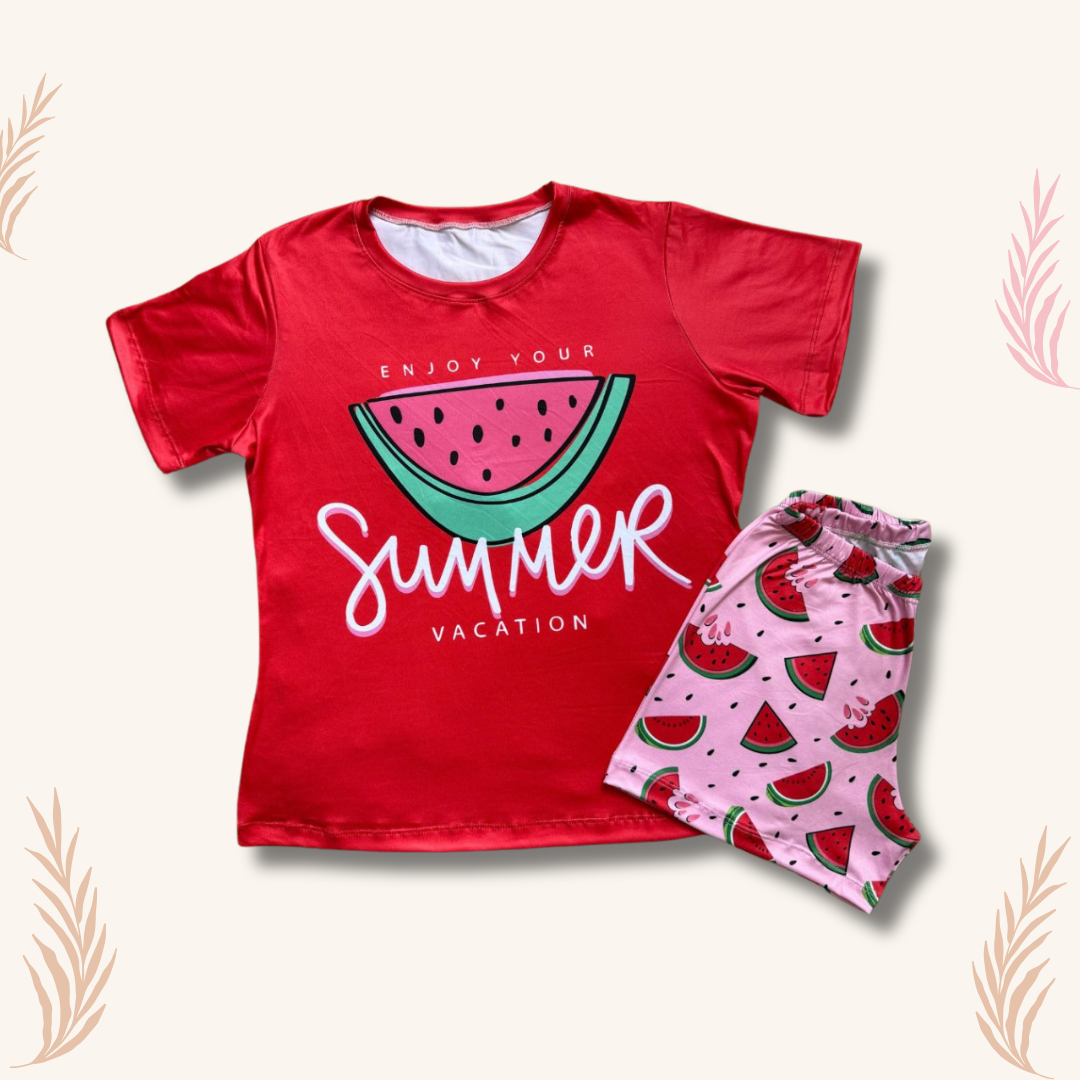 PIJAMA SHORT MANGA CORTA