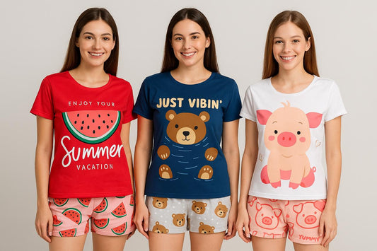 PIJAMA SHORT  MANGA CORTA