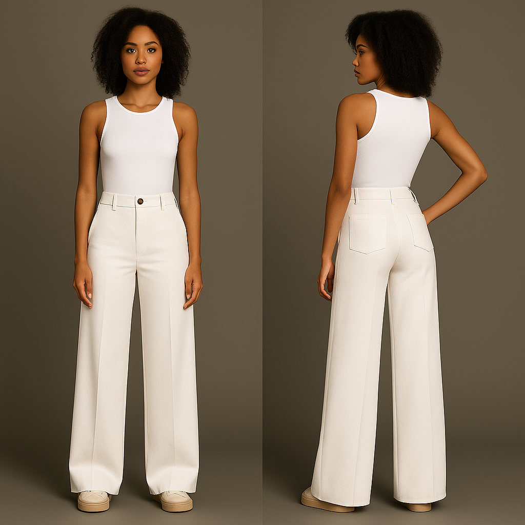 PANTALON Straight Leg Luxury