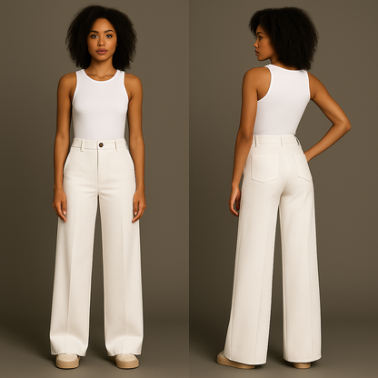PANTALON Straight Leg Luxury