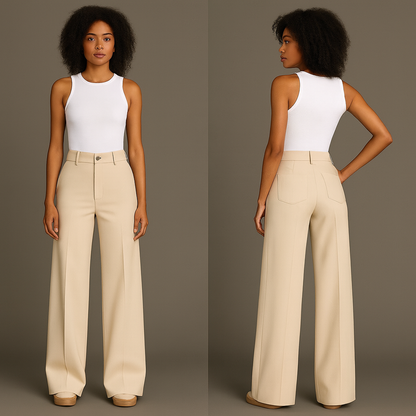 PANTALON Straight Leg Luxury