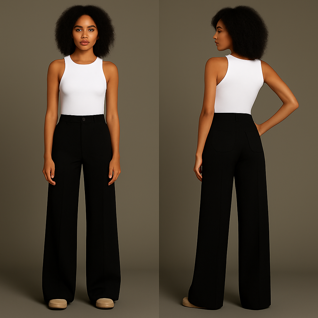 PANTALON Straight Leg Luxury