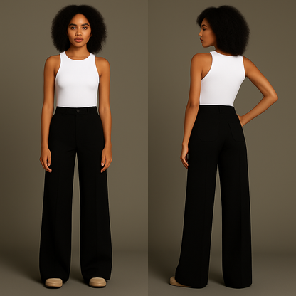 PANTALON Straight Leg Luxury